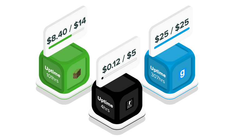 Pay Hourly Minecraft Servers